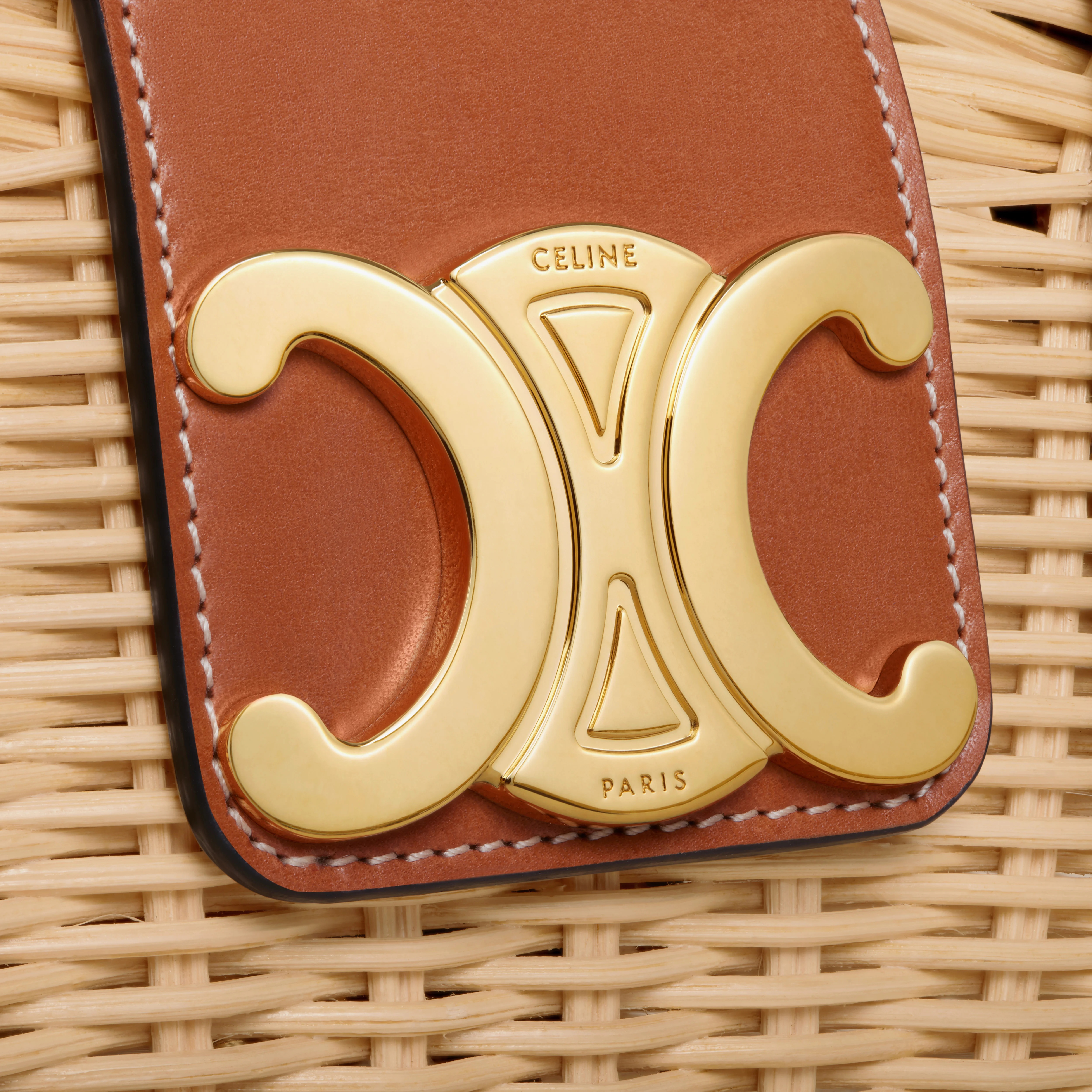 TEEN COUFFIN in WICKER AND NATURAL CALFSKIN - 4