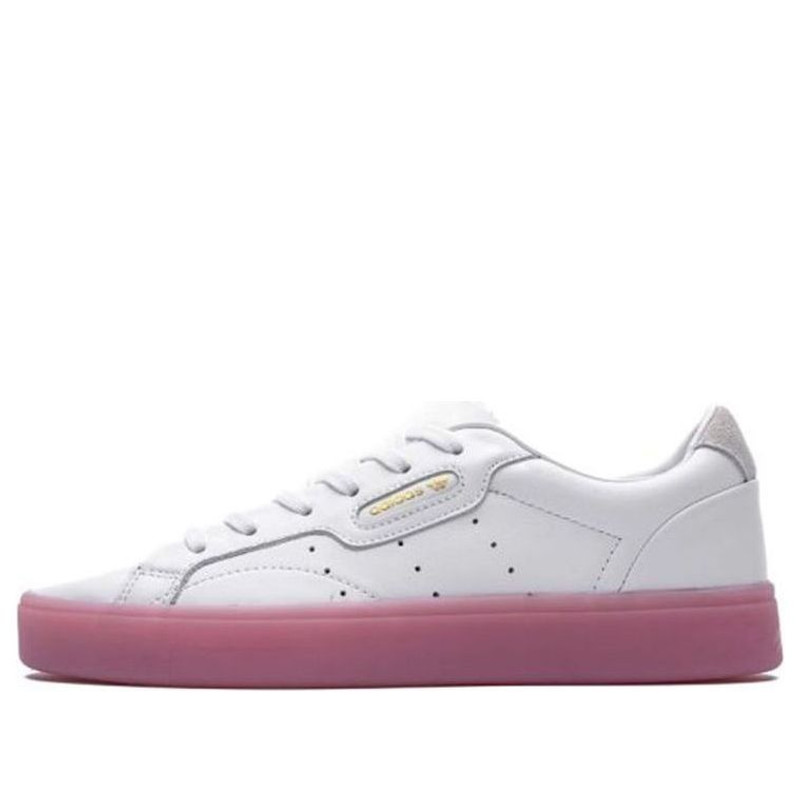 (WMNS) adidas originals Sleek Skate shoes 'Pink Blue' EF1430 - 1