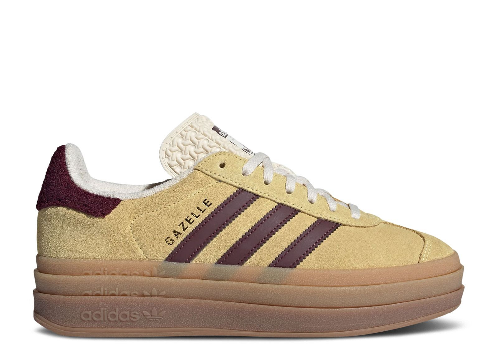 WMNS GAZELLE BOLD 'ALMOST YELLOW MAROON' - 1