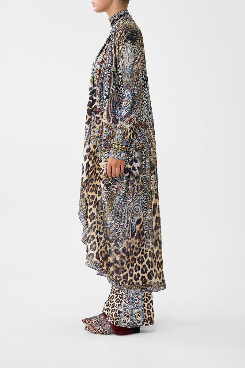 LONG CASUAL JACKET WITH POCKETS 4