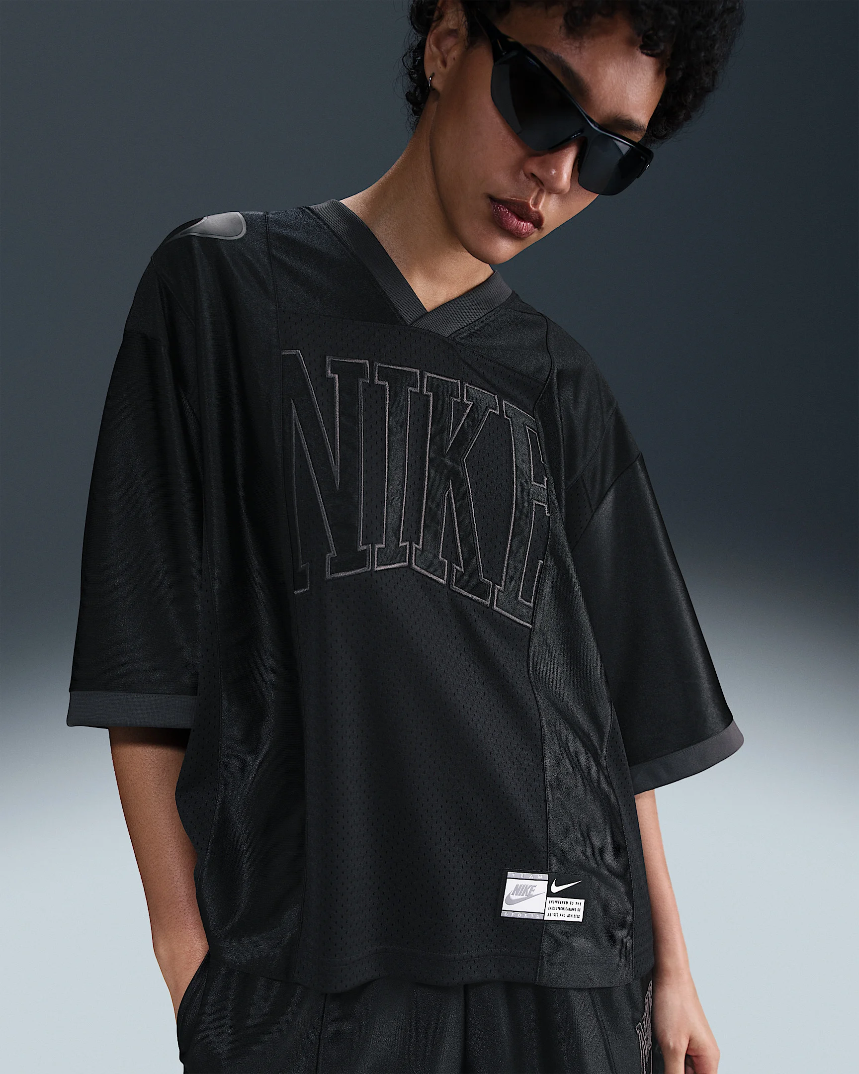 Nike Sportswear Street Women's Oversized Short-Sleeve Graphic Jersey - 1