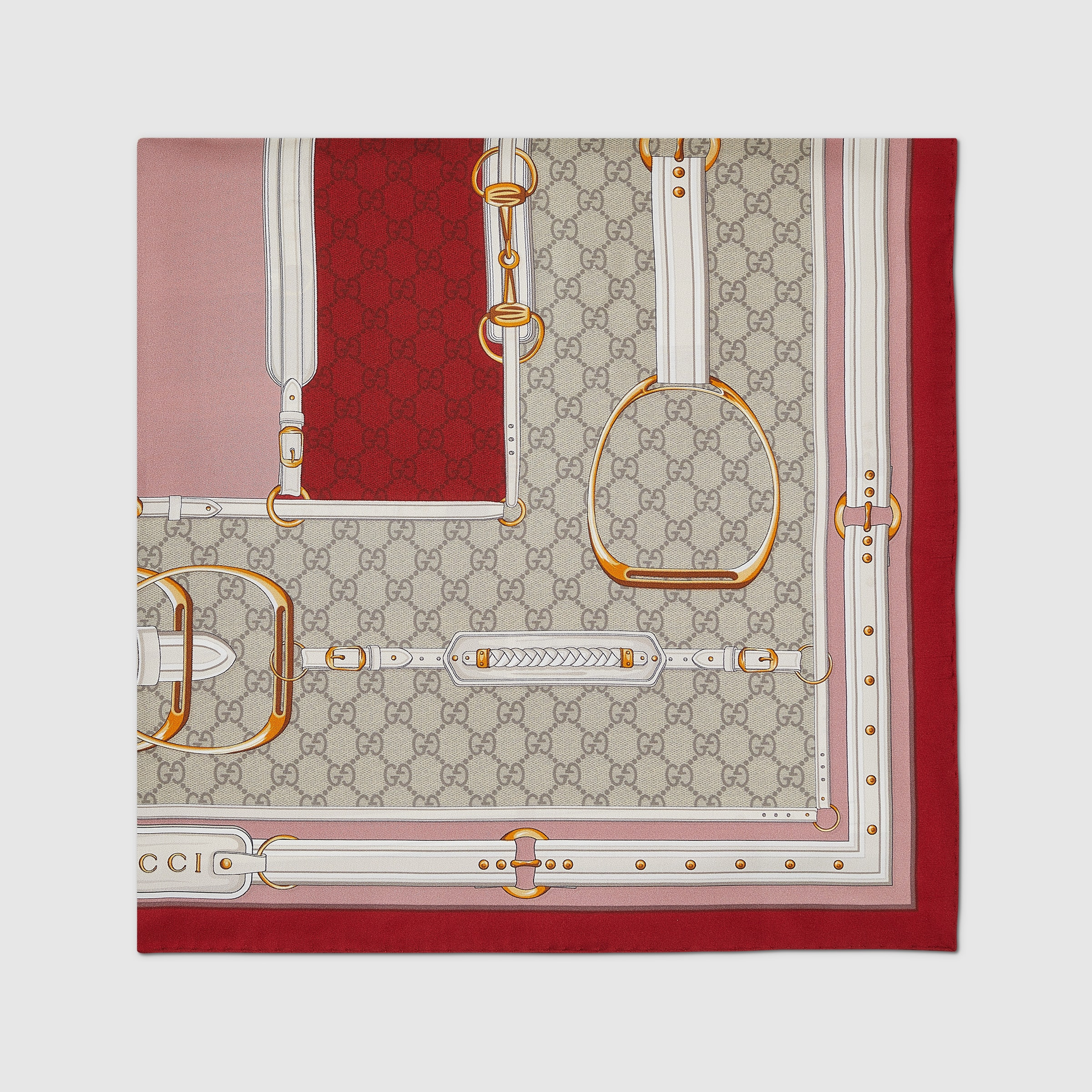 Printed silk carré - 2