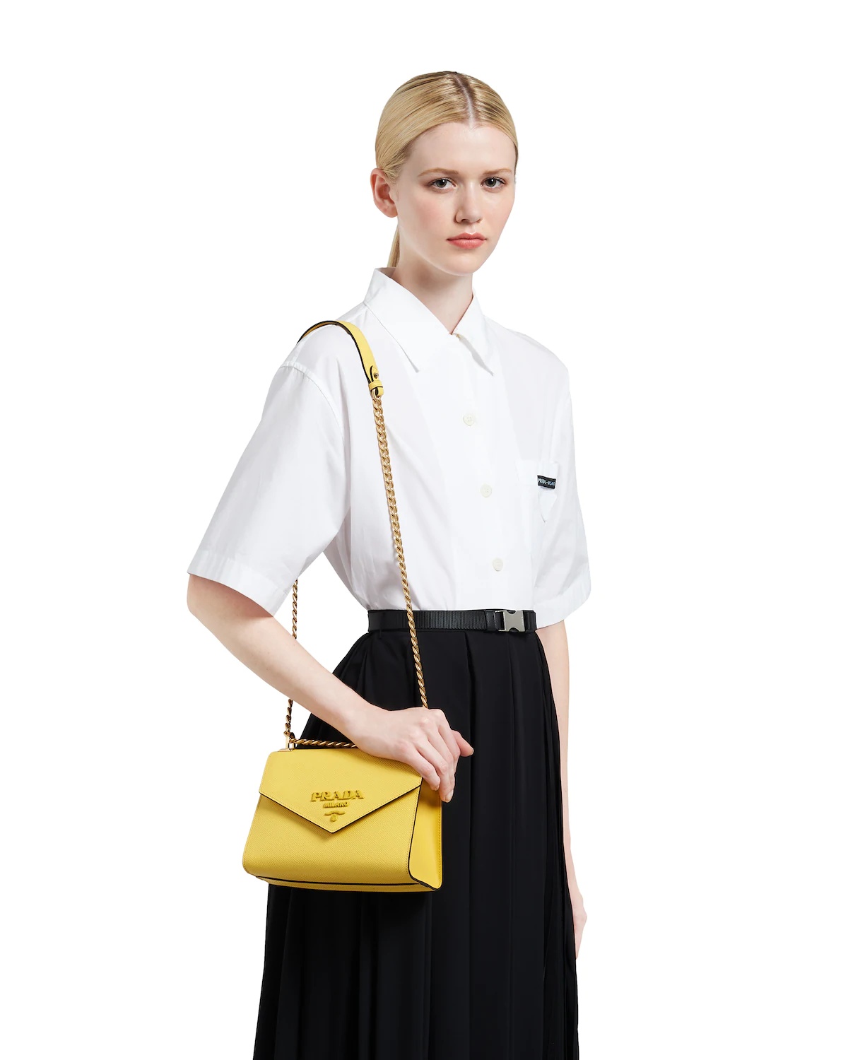 Saffiano Leather Prada Monochrome Bag - 2