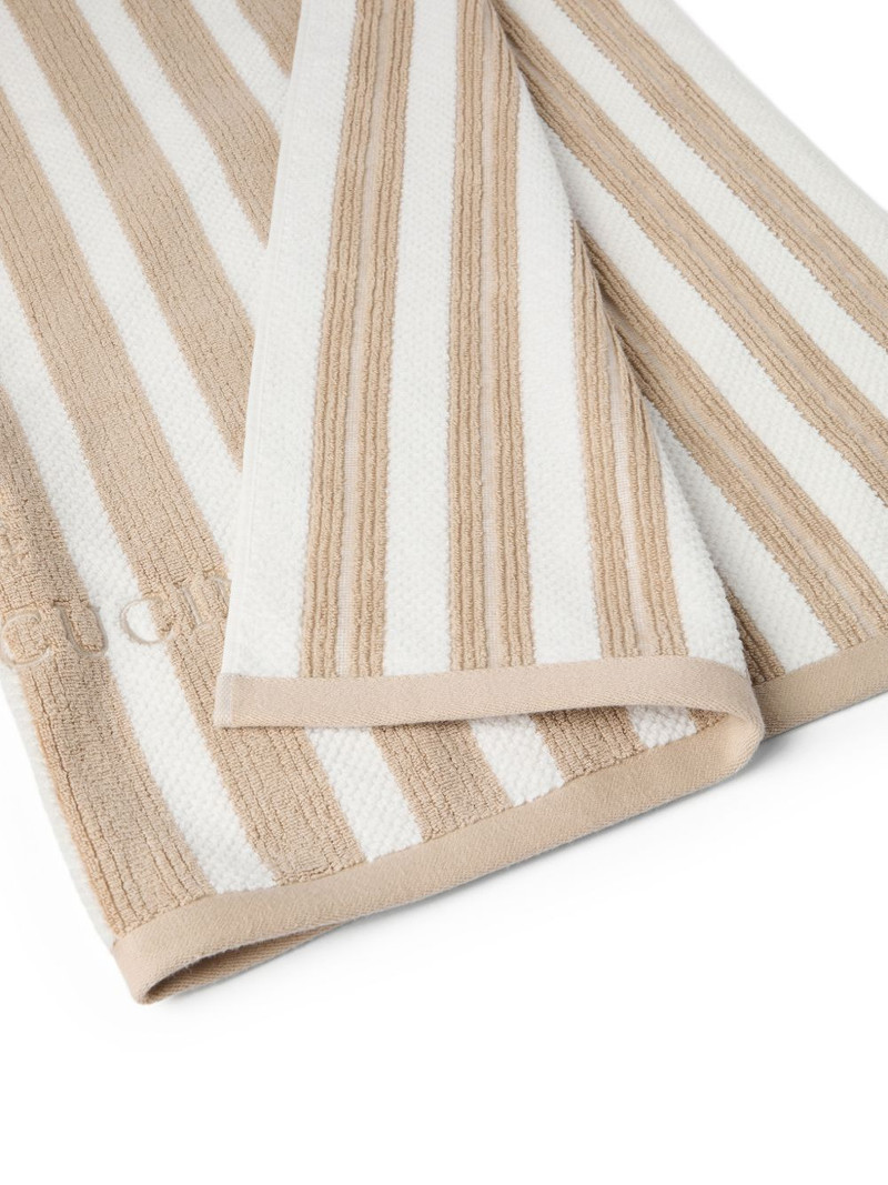 striped embroidered beach towel 3