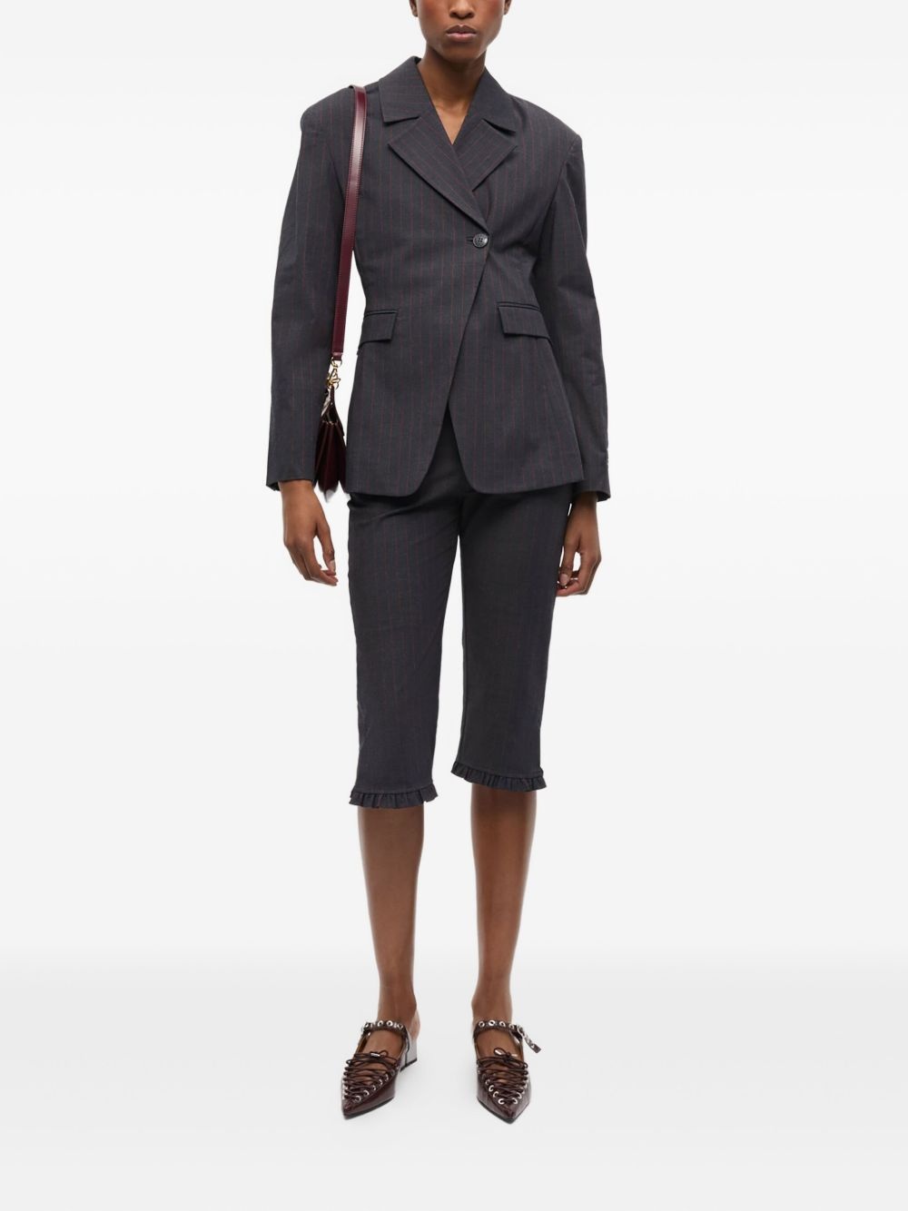 off-centre blazer - 2