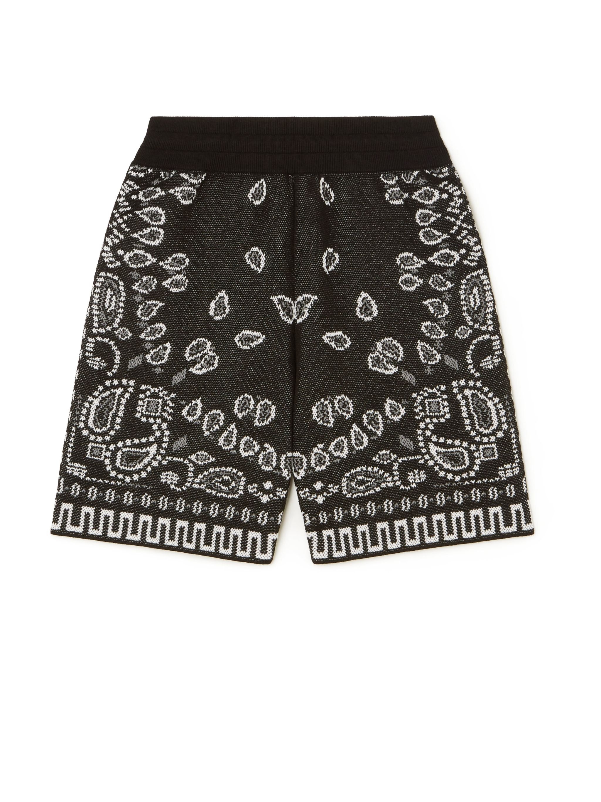 Cotton Piquet Bandana Shorts - 3