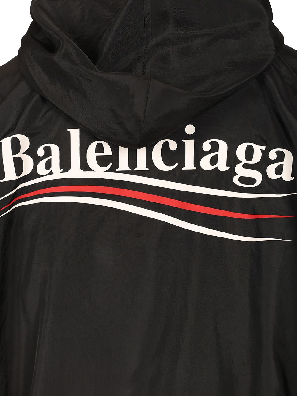 Rain Jacket With Logo Jackets Black - 6