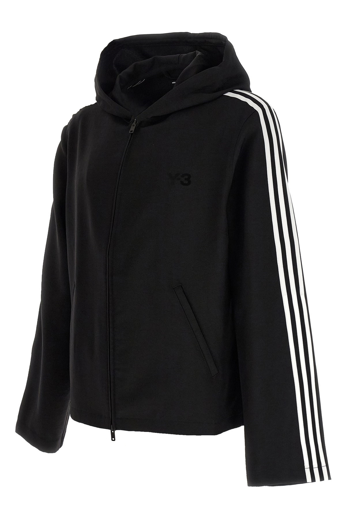'Y-3 3-Stripes' hoodie - 4
