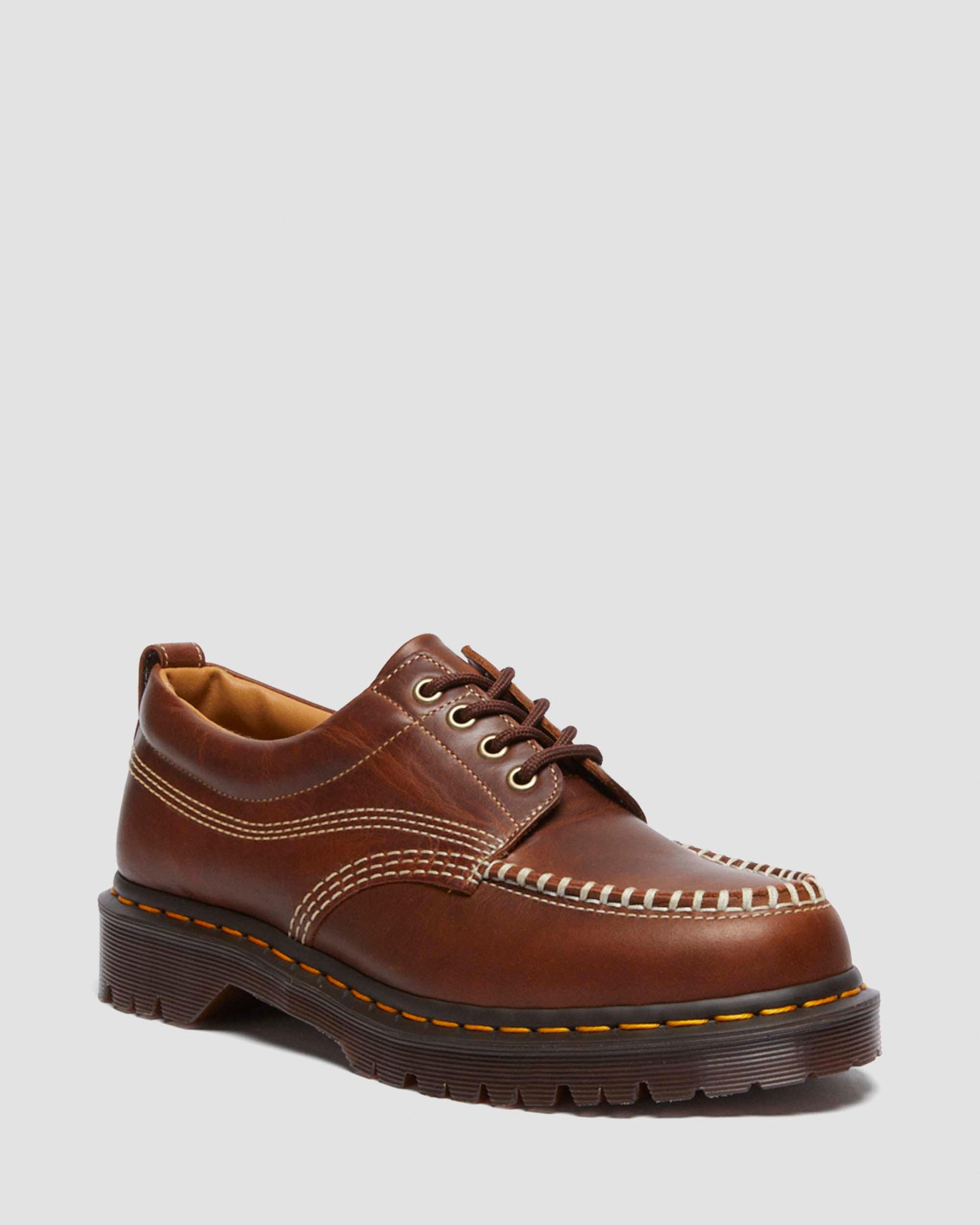 Lowell Leather Moc Toe Shoes - 5