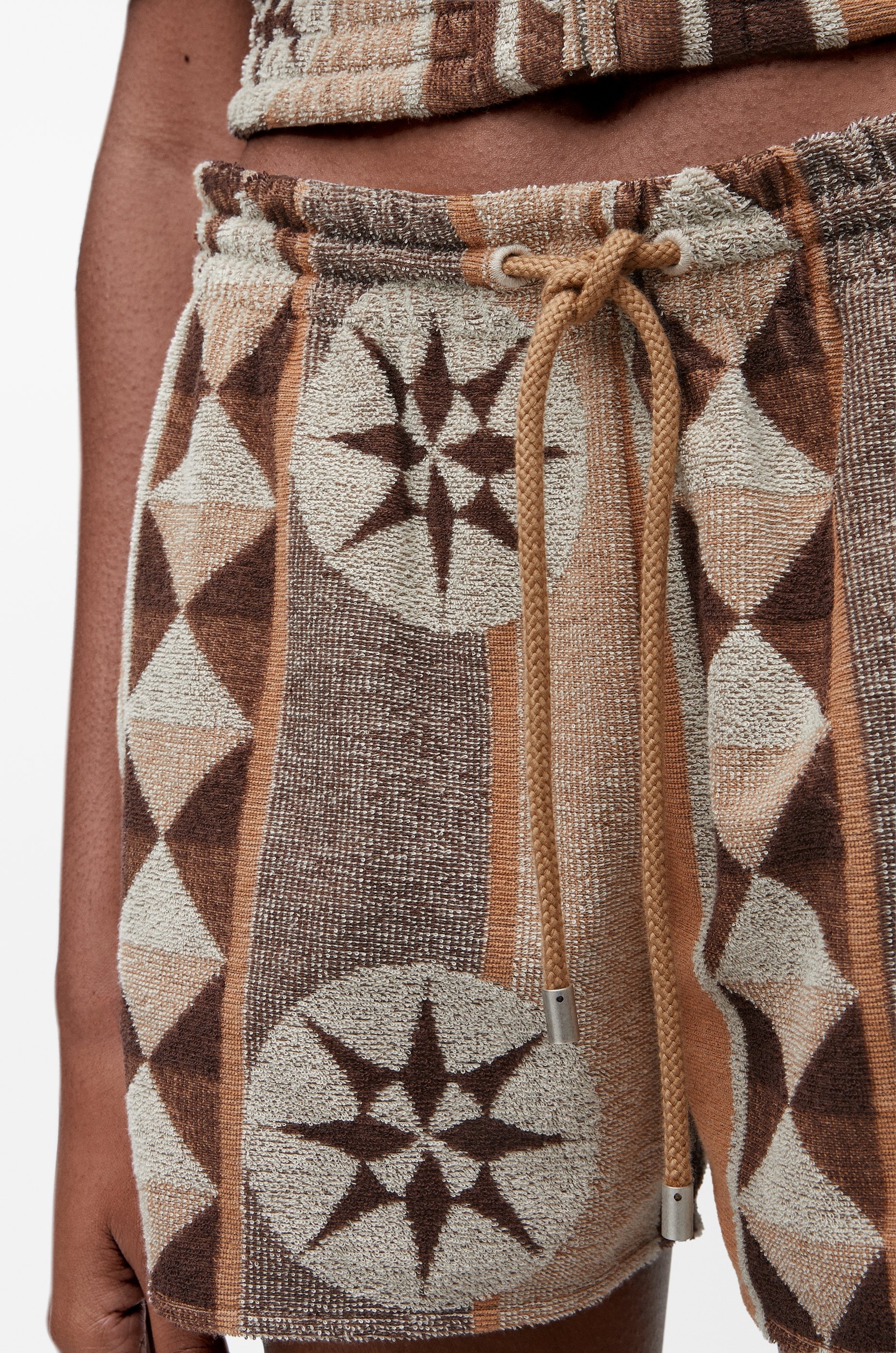 Shorts in terry cotton jacquard - 5
