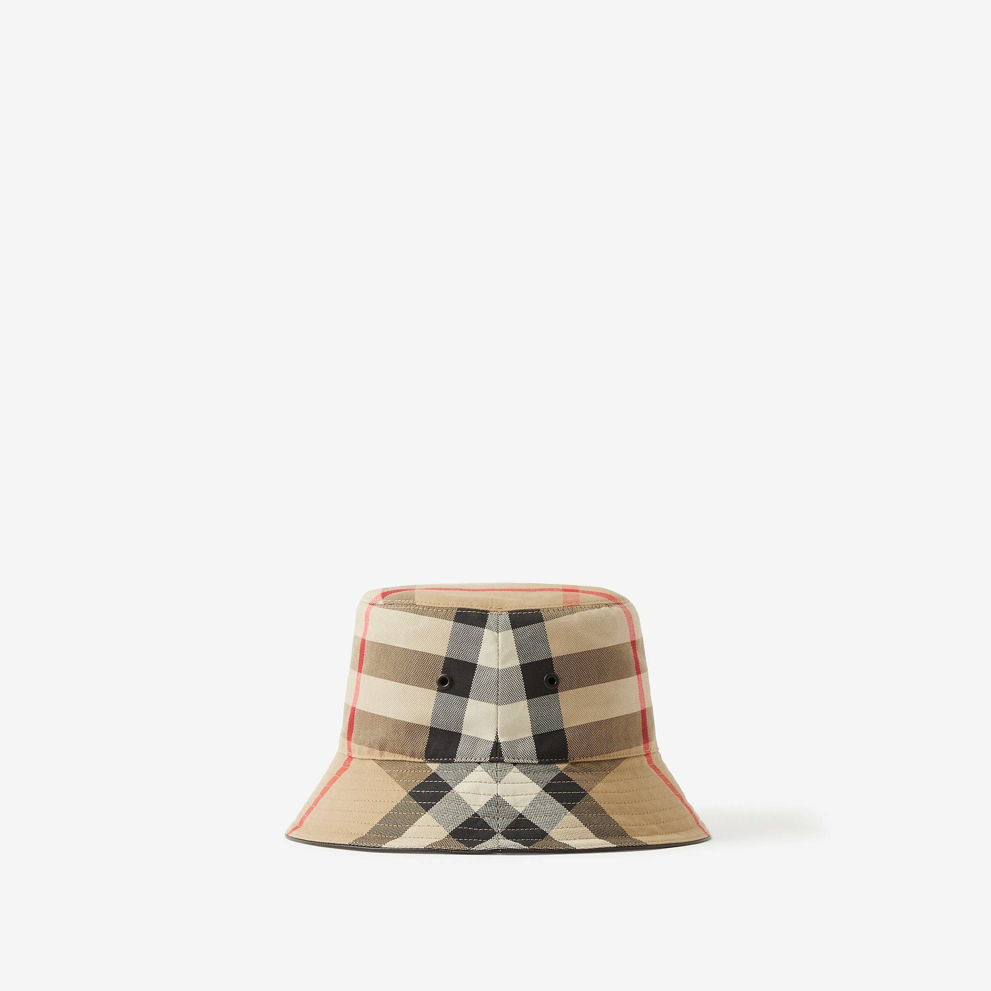 Check Cotton Bucket Hat - 6