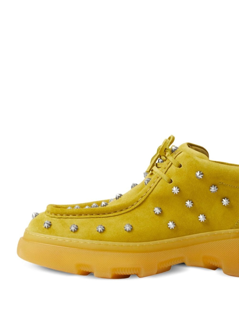 Burberry Creeper studded suede boots outlook