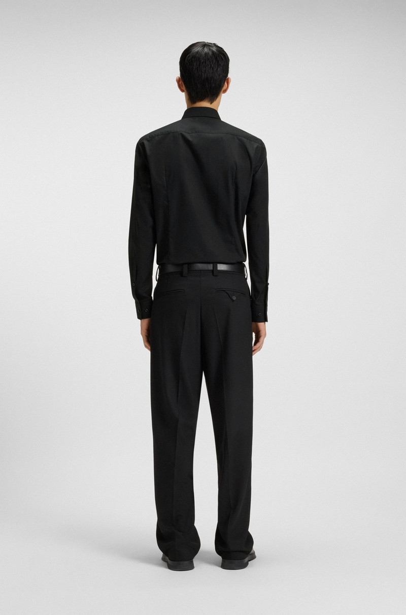 EASY-IRON SLIM-FIT SHIRT IN COTTON POPLIN 5