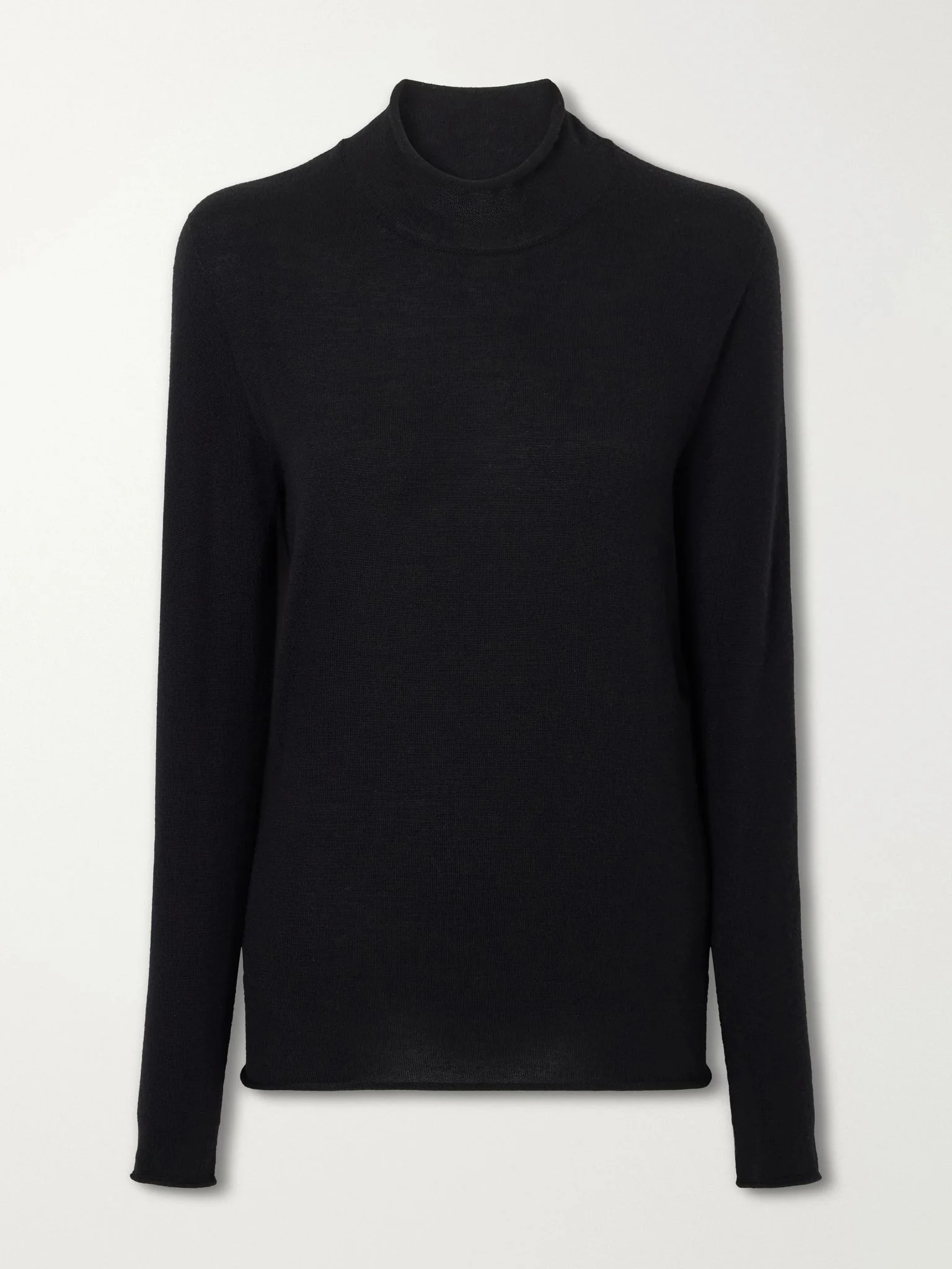 Phaed cashmere mock-neck sweater Black - 1