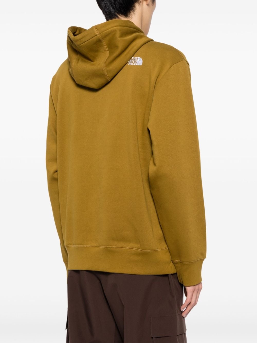logo-embroidered drawstring hoodie - 4