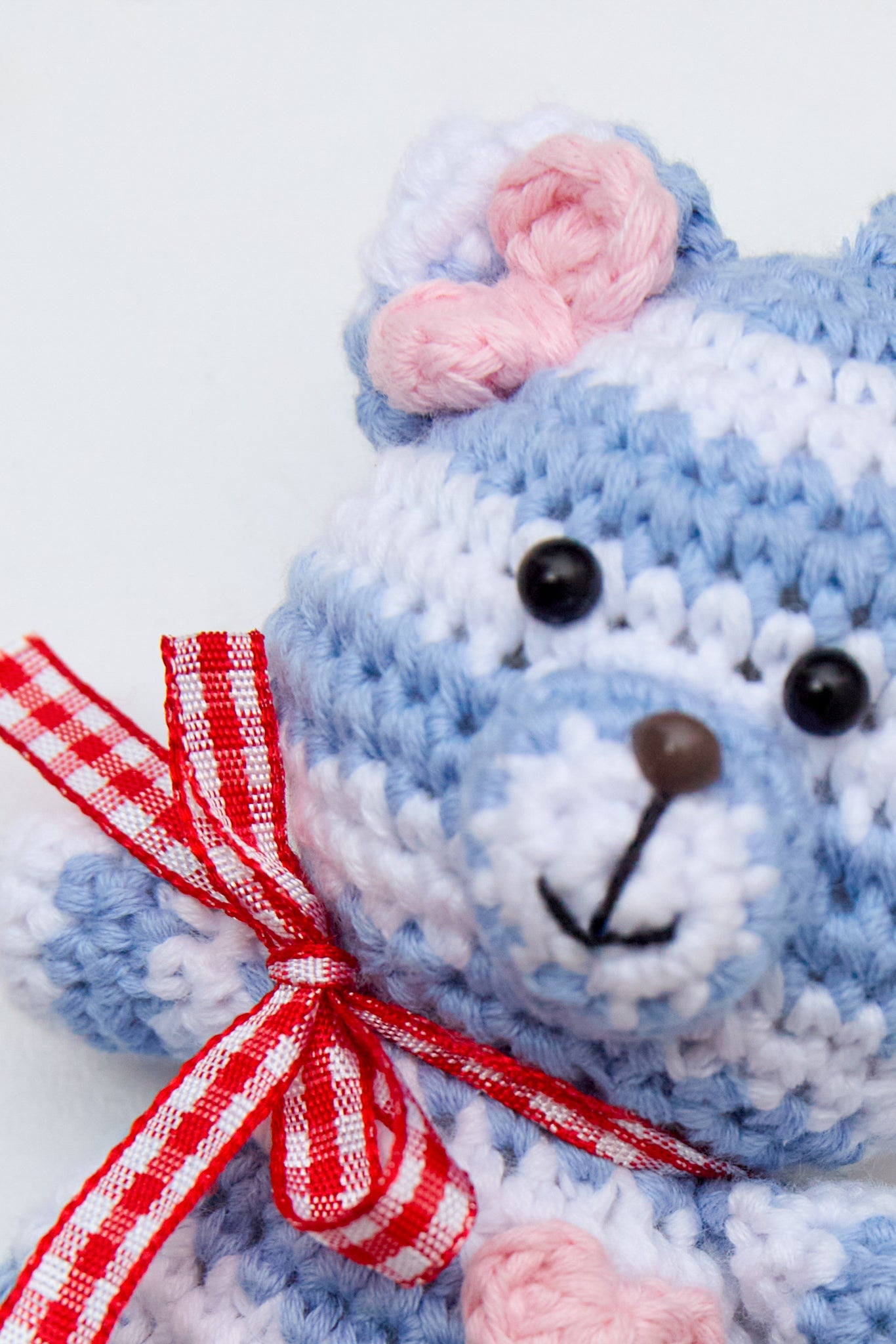 BUTTON BEAR BAG CHARM - 1