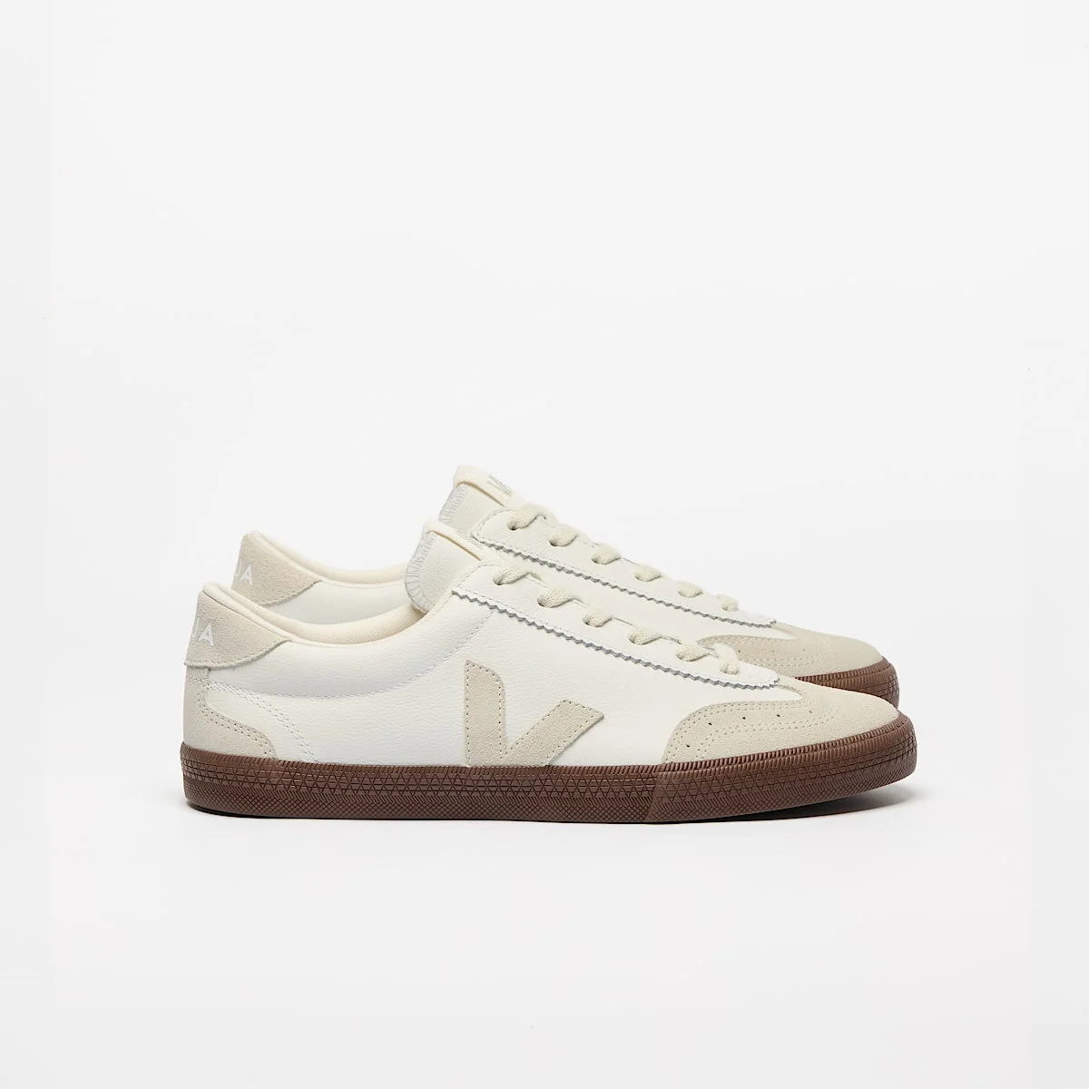 VOLLEY LEATHER WHITE NATURAL BARK - 1