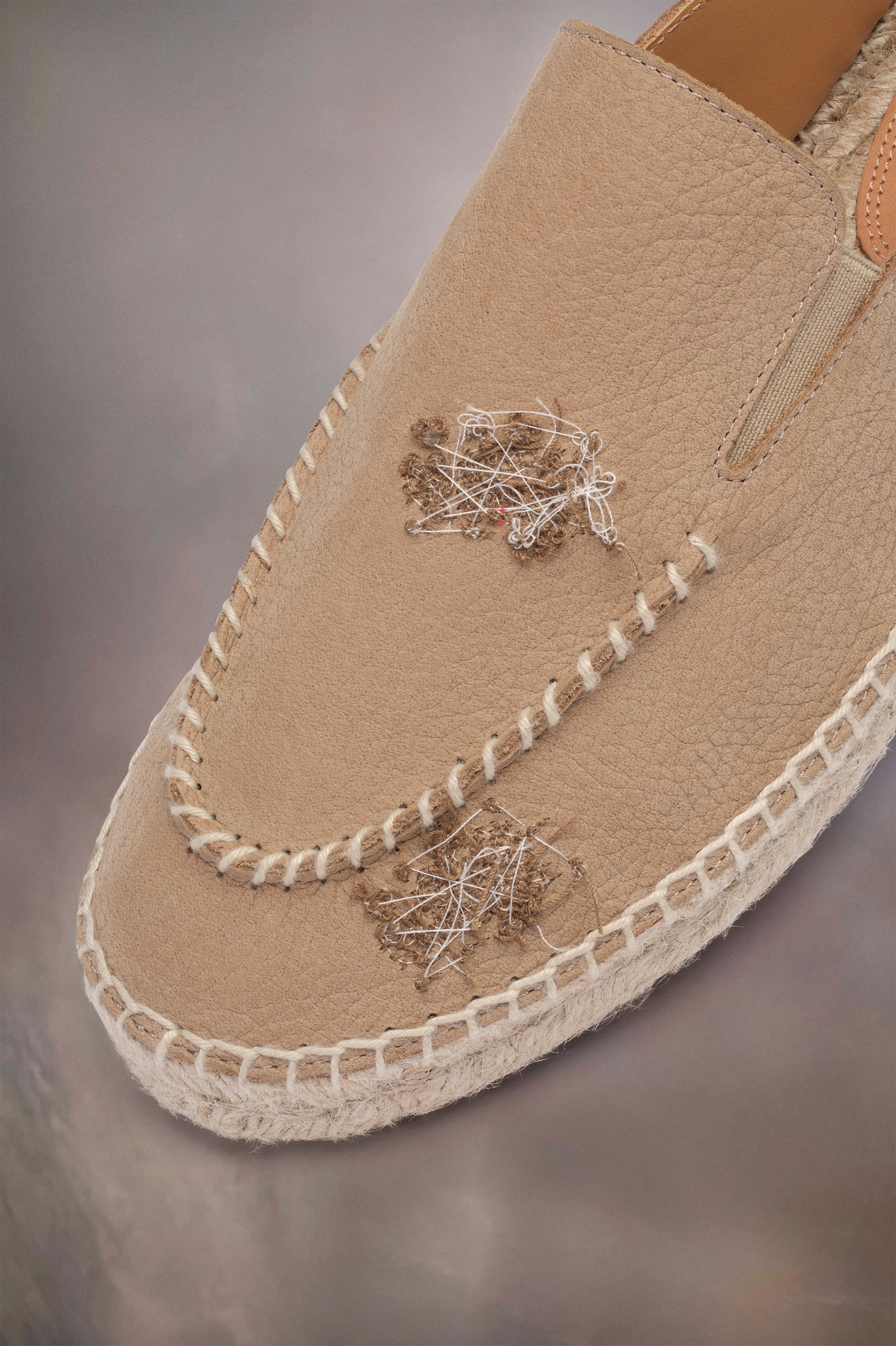 Embroidered espadrille mules - 4