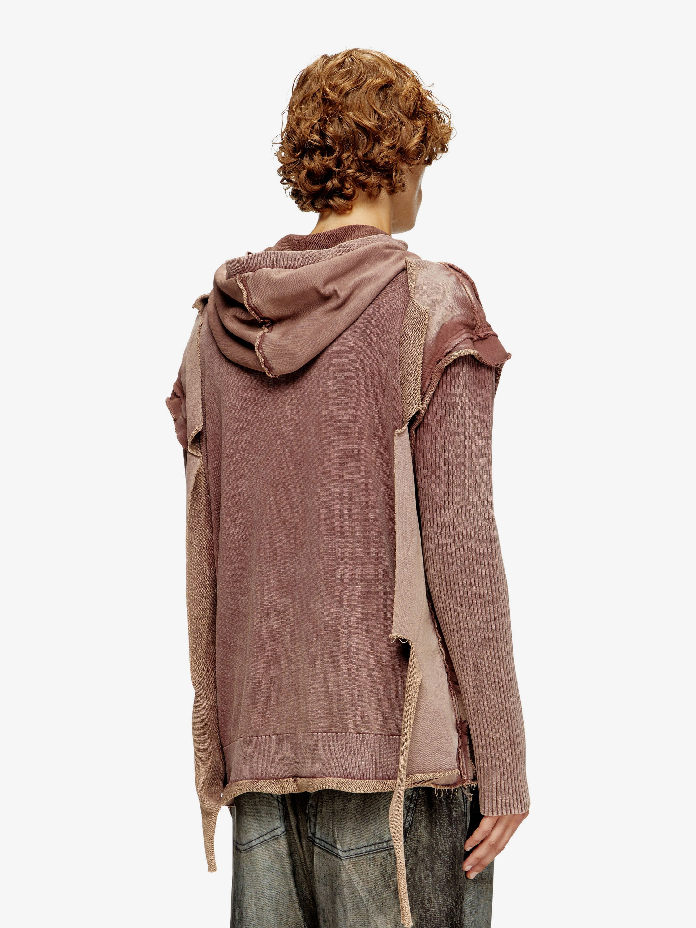 Diesel Men K-Pelto Cotton Sweatshirt With Distressed Effect - 4