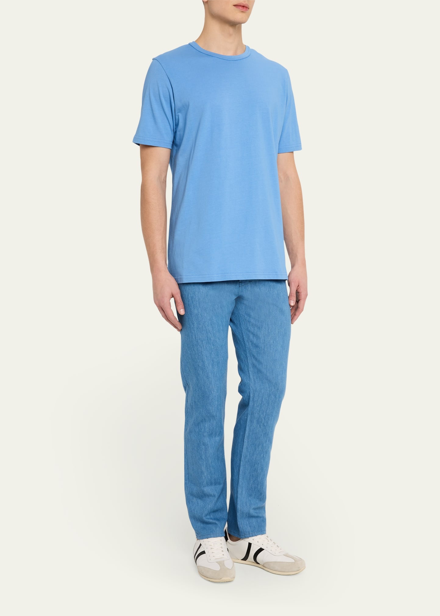 Men's Bandeira Fine Cotton Jersey Crewneck T-Shirt - 2