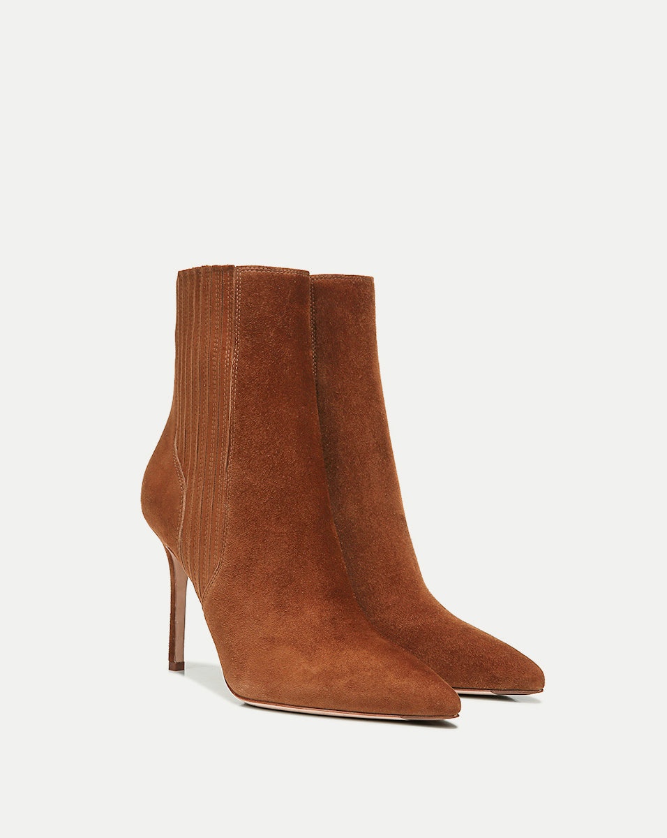 LISA SUEDE STILETTO-HEEL BOOTIE - 2