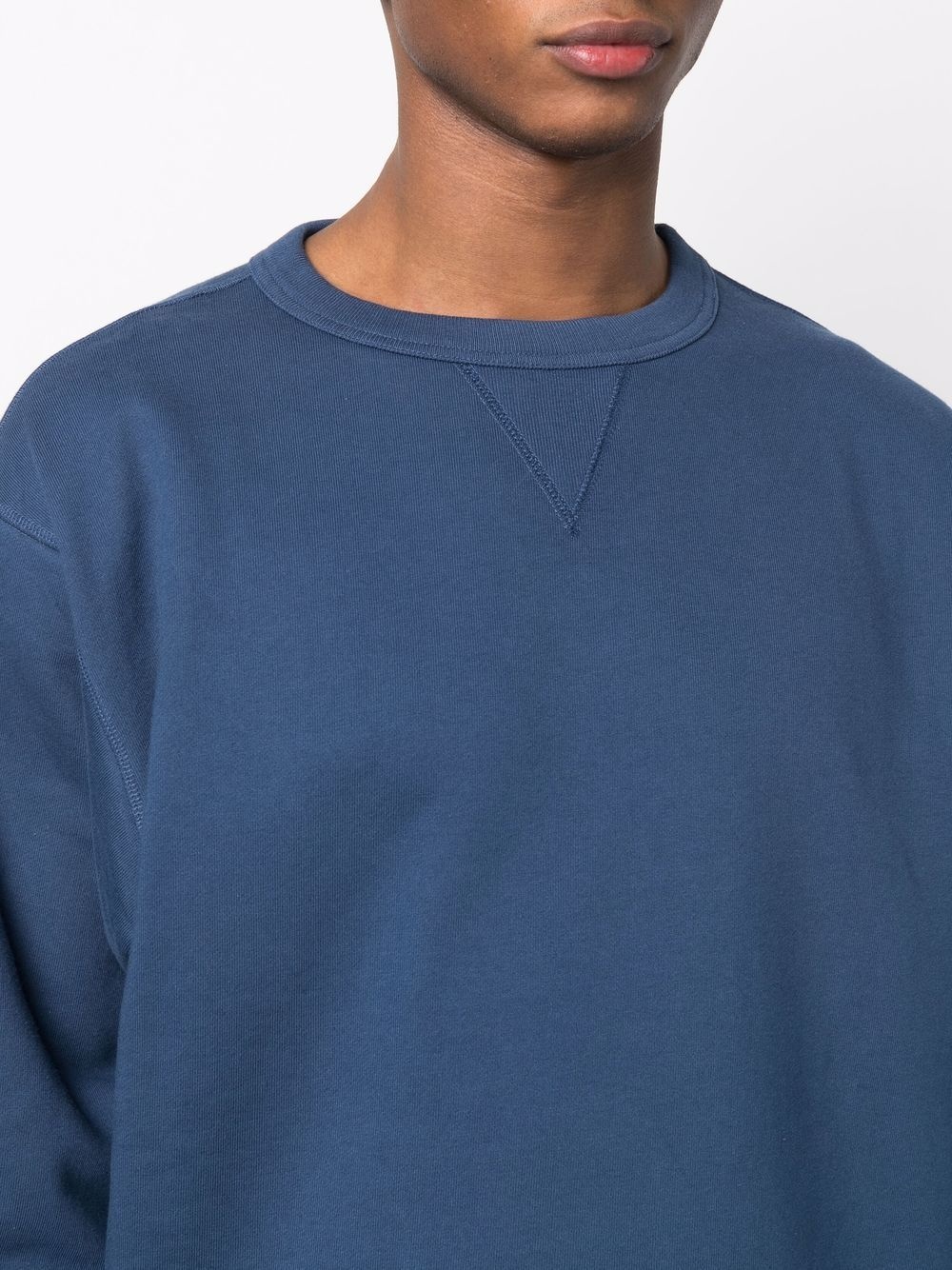 crew-neck cotton sweatshirt - 5