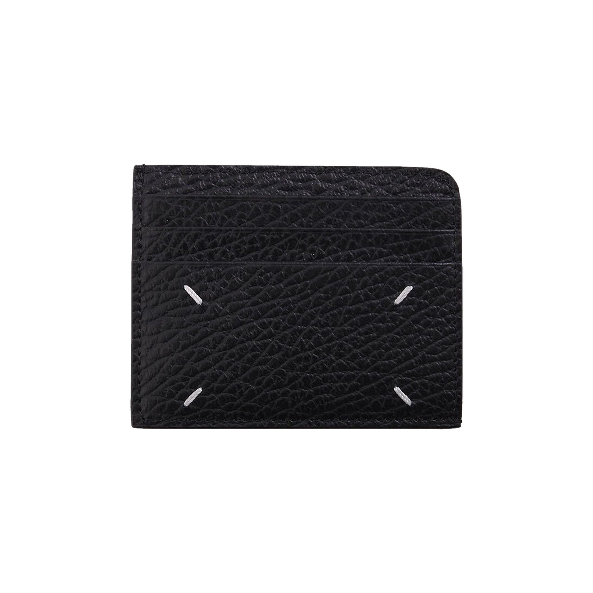 Maison Margiela Four Stitches Horizontal Card Holder 'Black' - 1