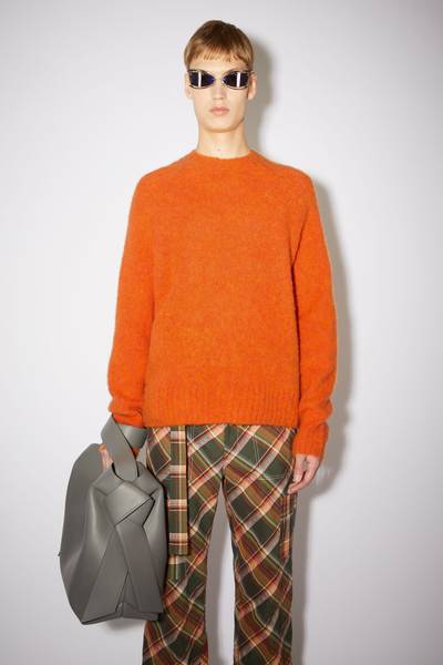 Acne Studios Brushed wool sweater - Mandarin orange outlook