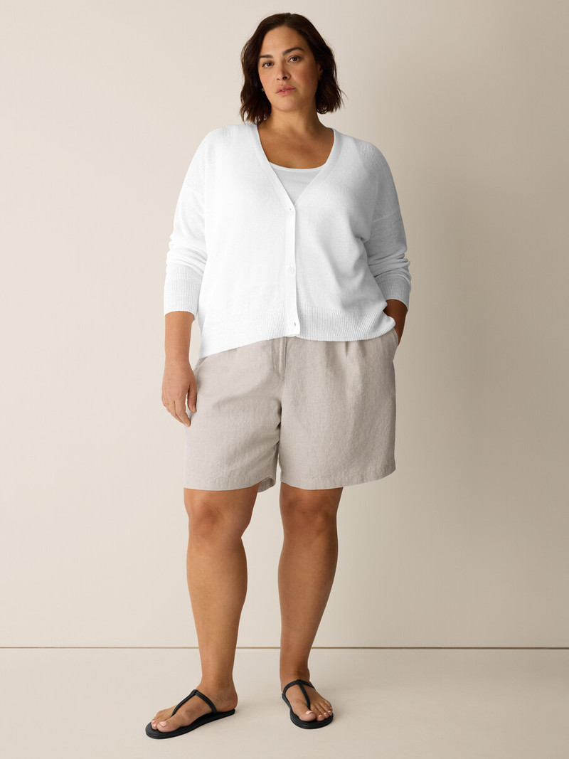 Organic Linen Shorts 6