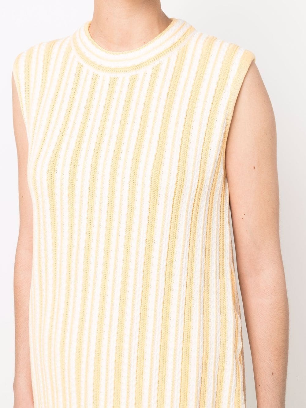 rib-knit sleeveless top - 5