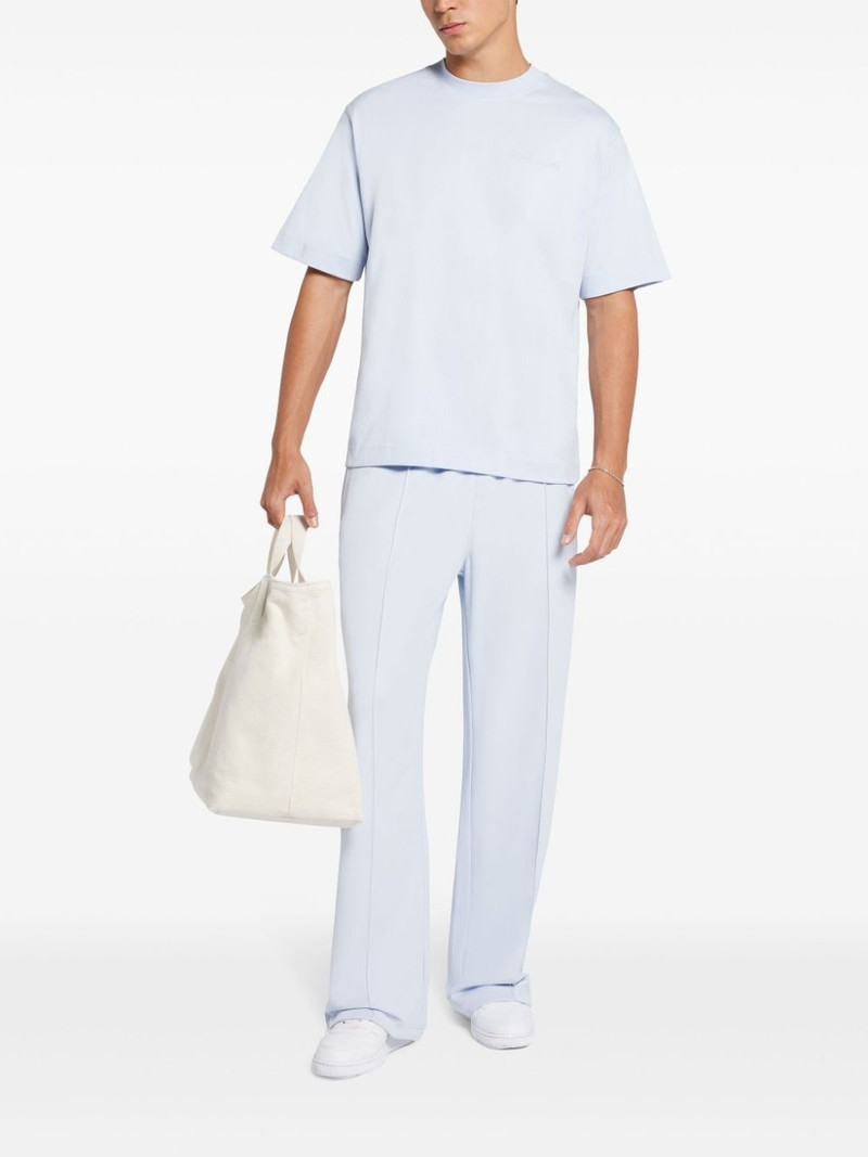 LACOSTE light blue organic cotton t-shirt outlook