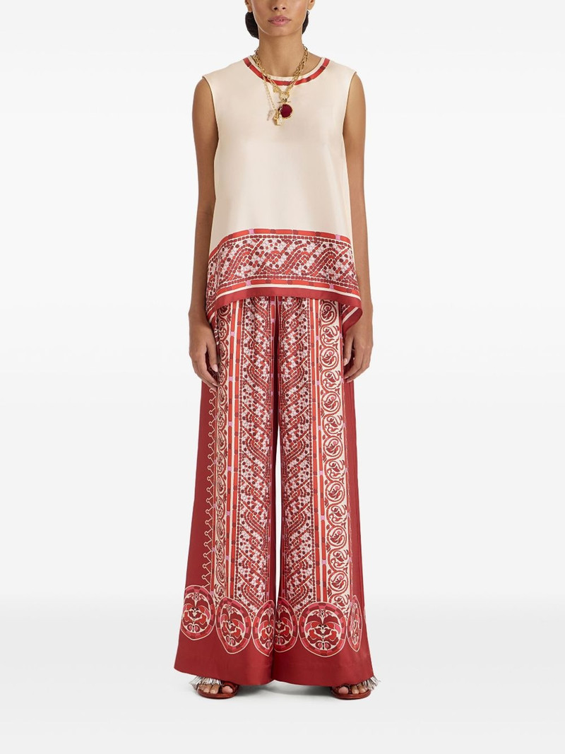 La DoubleJ silk palazzo pants outlook