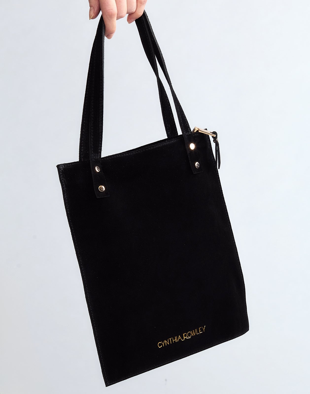 Sleek Suede Tote - 1