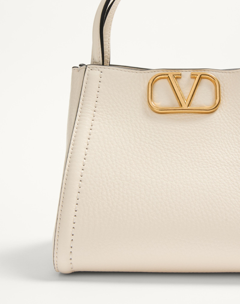 Valentino VALENTINO GARAVANI ALLTIME SMALL HANDBAG IN GRAINY CALFSKIN outlook