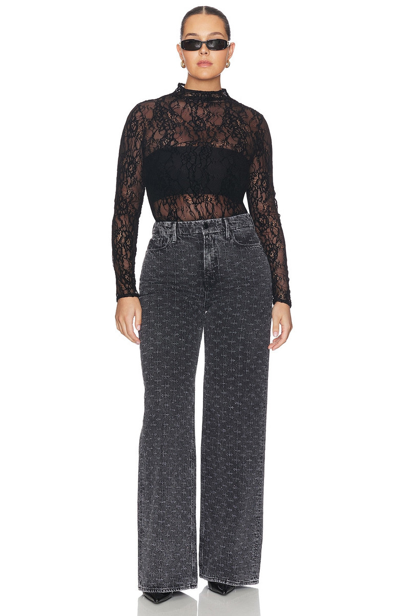 Good Skate Wide Leg Crystal Jeans 10