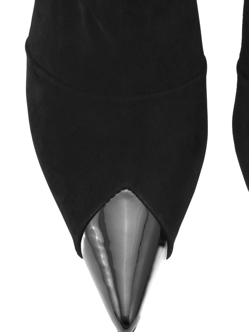 pointed-toe suede boots 3