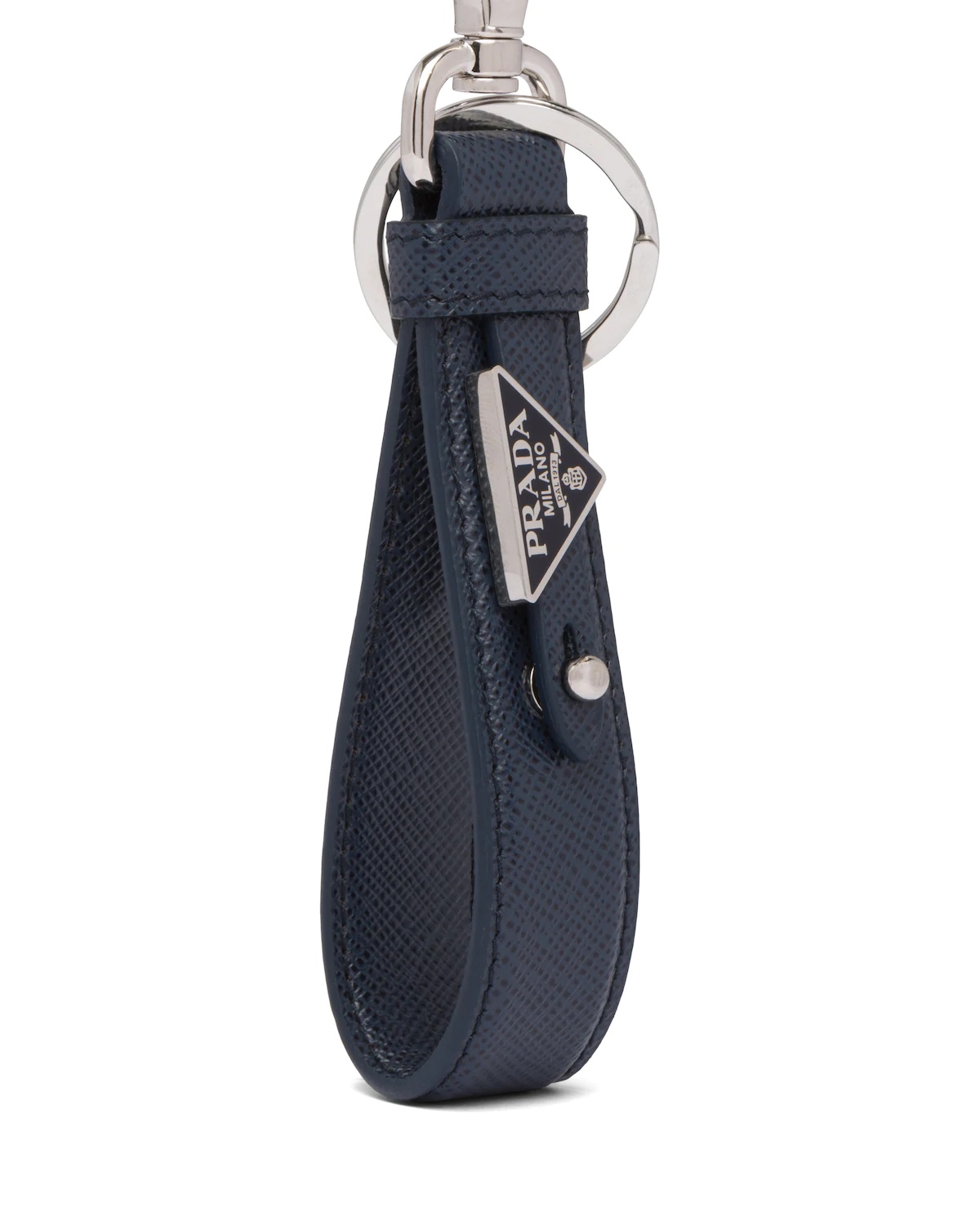 Customized Saffiano leather keychain - 3