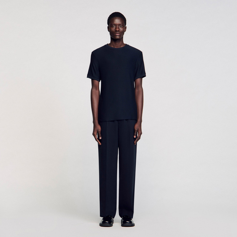 Sandro MOCK NECK T-SHIRT outlook