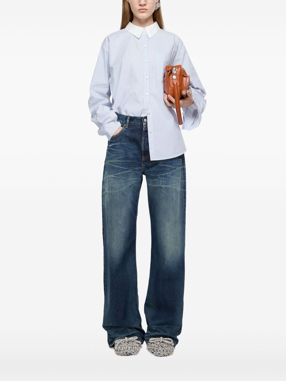 wide-leg jeans - 2