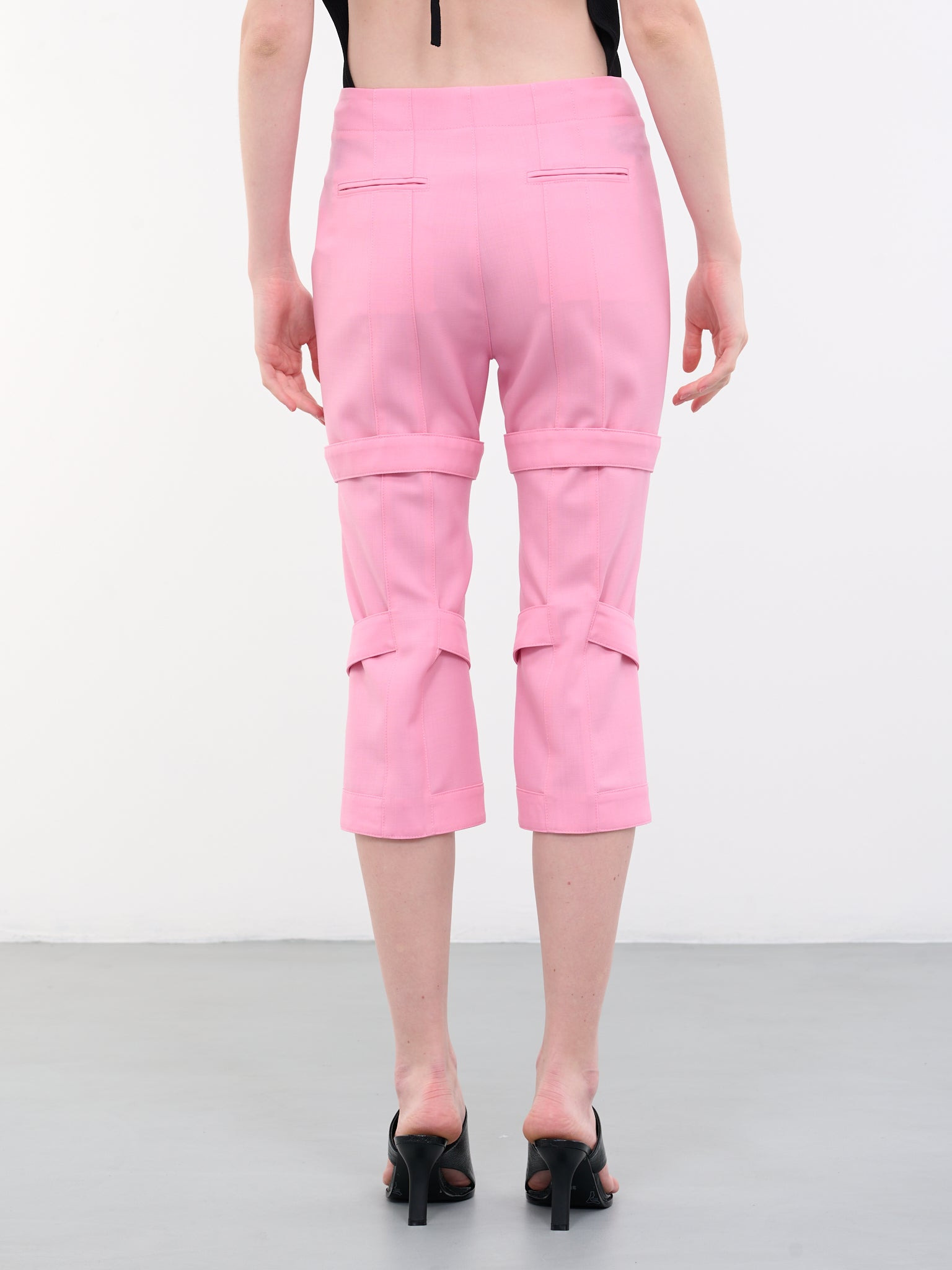 Strap Cropped Pants - 3