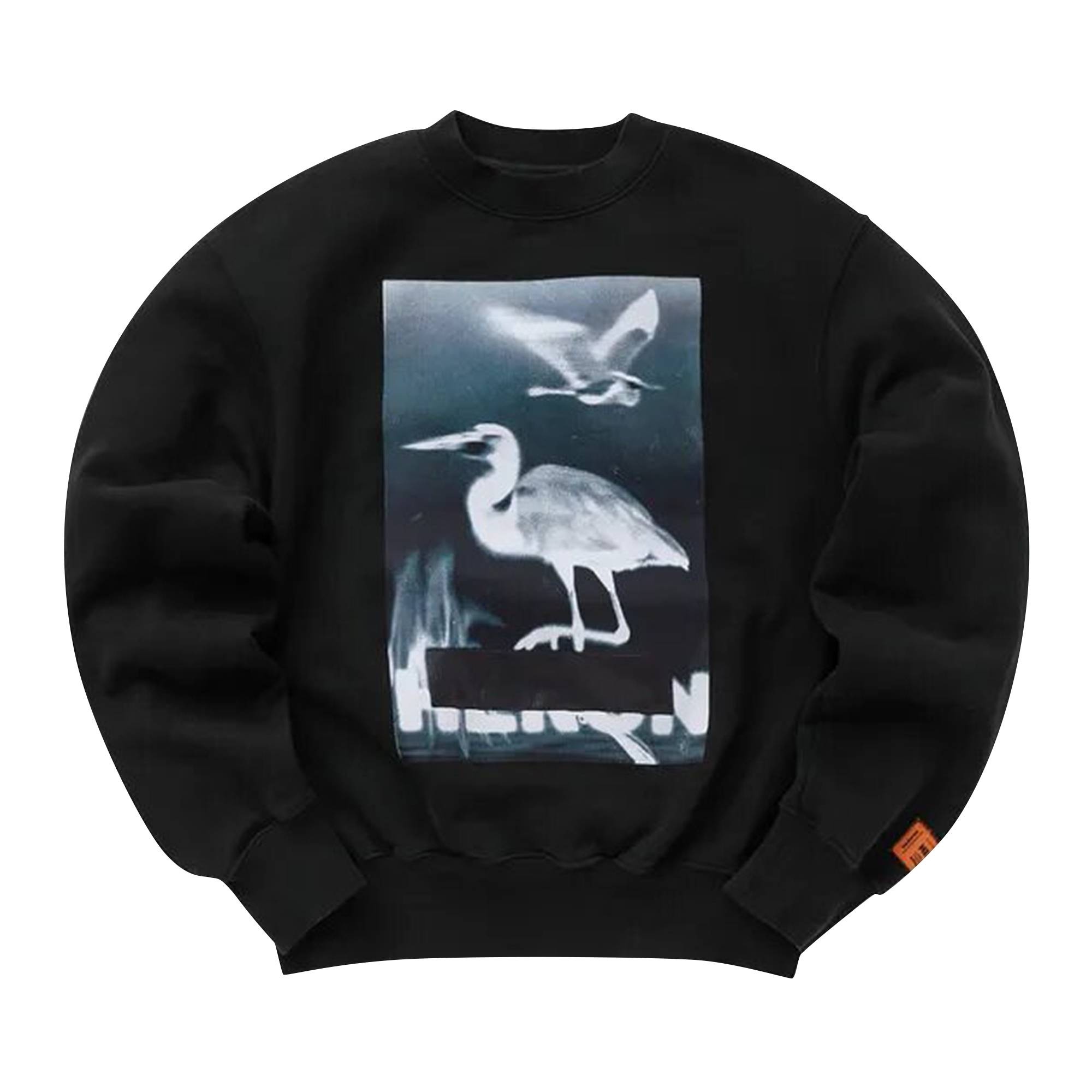 Heron Preston Censored Heron Crewneck 'Black/White' - 1