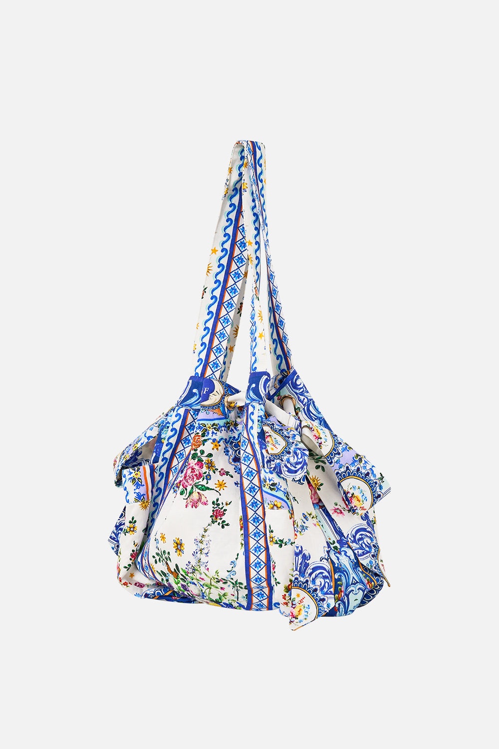 DRAWSTRING BOW BEACH BAG - 2