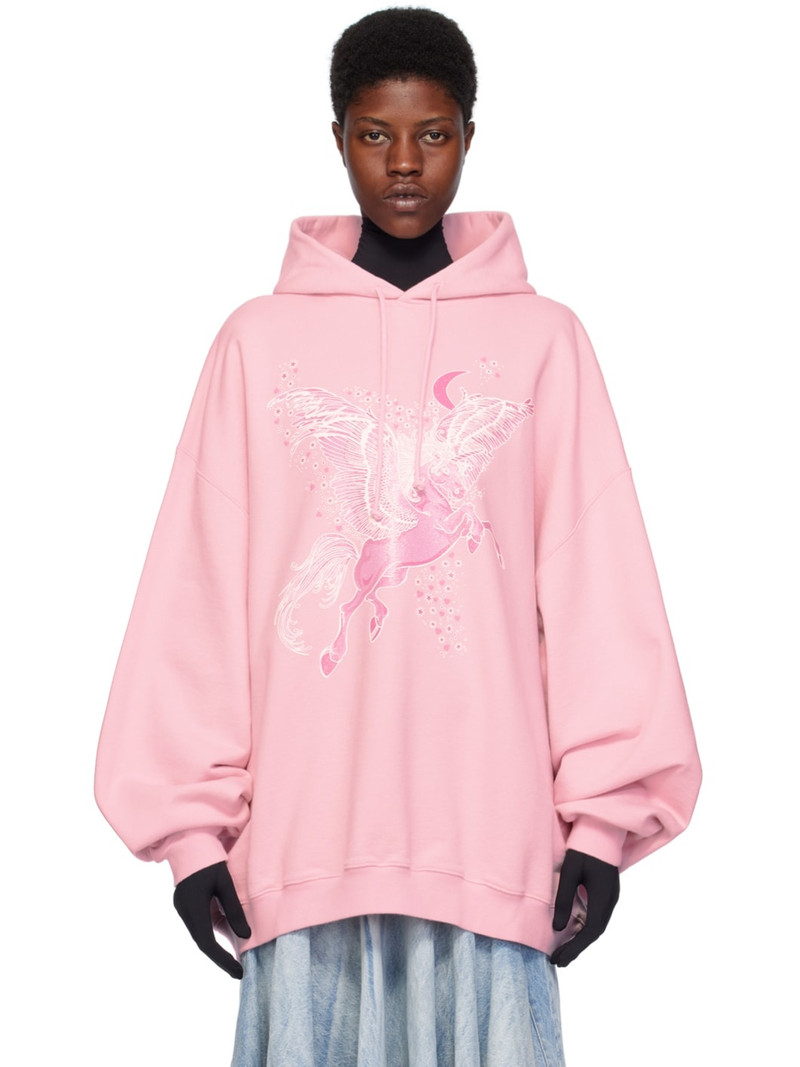 Pink Flying Unicorn Hoodie 1