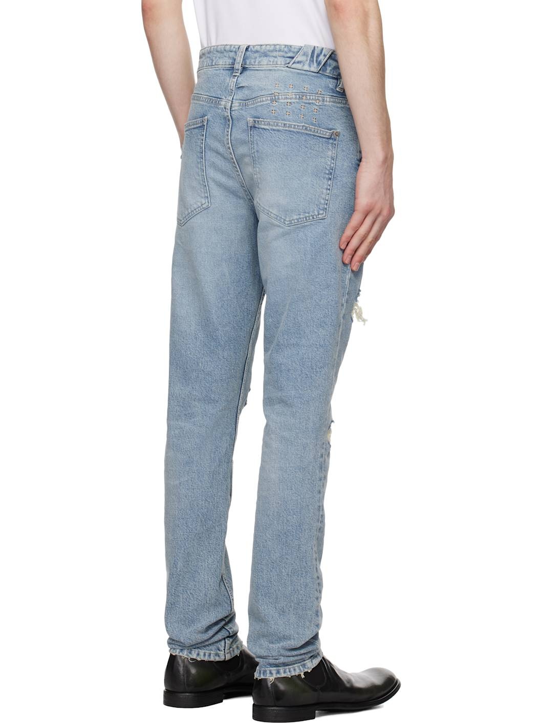 Blue Chitch Champagne Destroy Sketch Jeans - 3