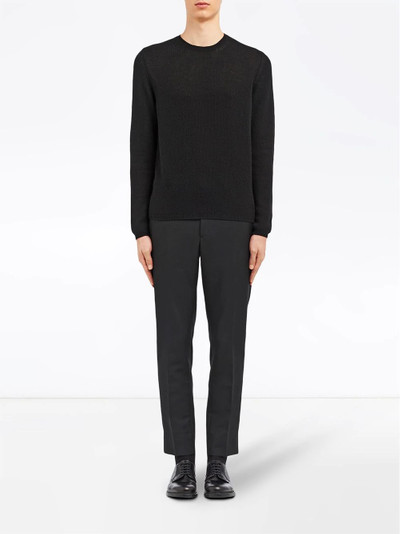 Prada Cashmere crew neck sweater outlook