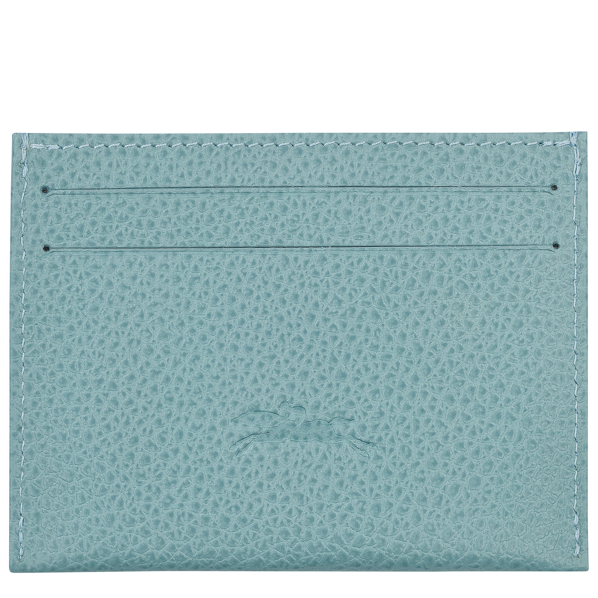 Le Foulonné Cardholder Eucalyptus - Leather - 2