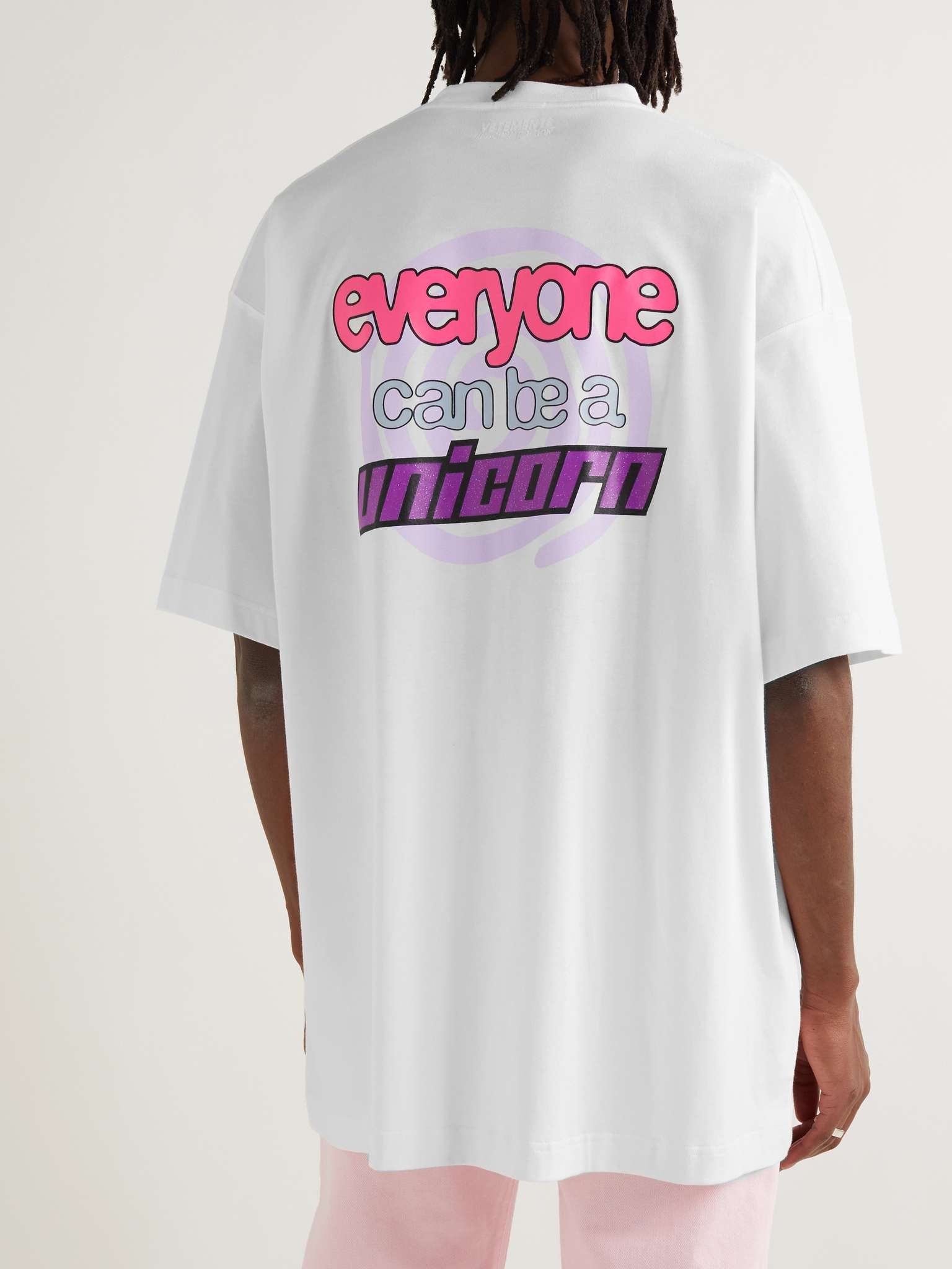 Oversized Logo-Print Cotton-Jersey T-Shirt - 4