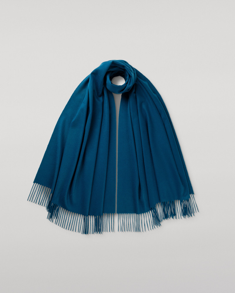 Blue Cashmere Stole 1