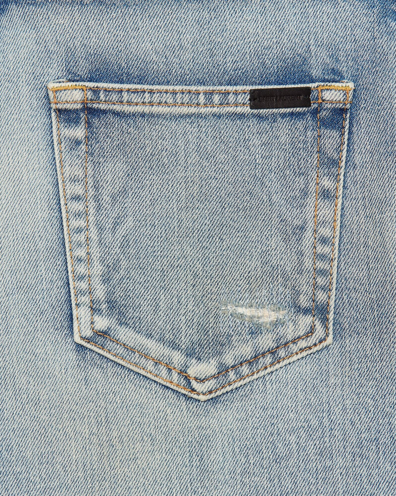 santa monica blue denim의 스키니 피트 청바지 4