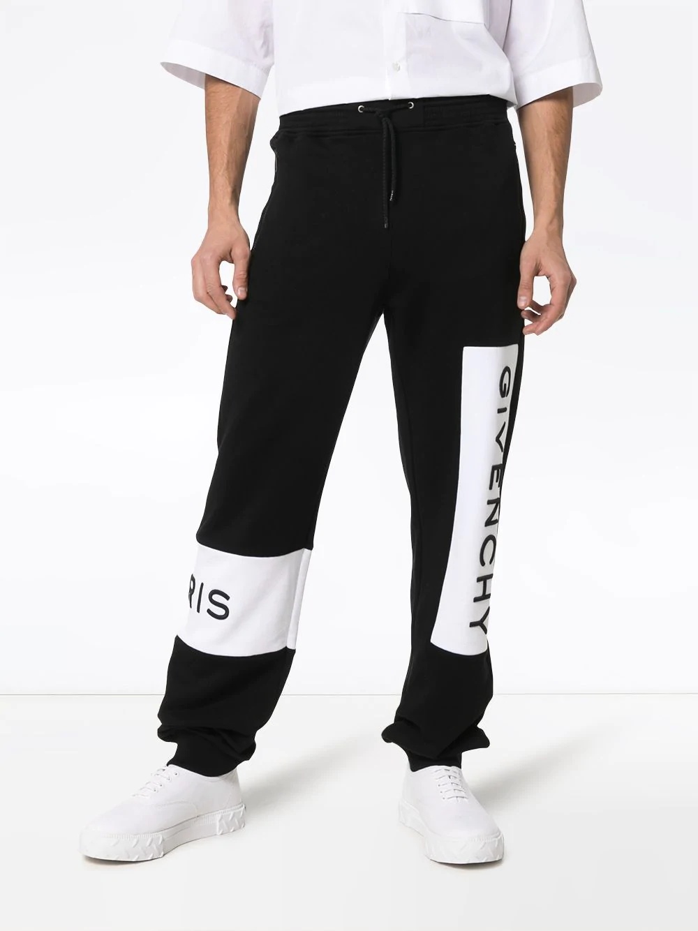 logo embroidered sweatpants - 3